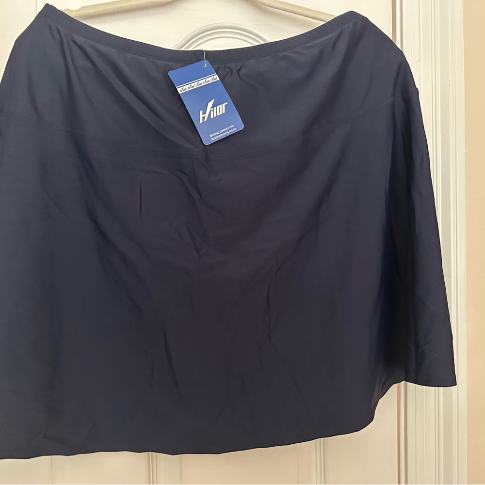 Hilor Navy Swim Skirt